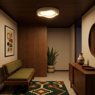 Contemporary Ceiling Light – Adjustable LED Living Room Lamp by Lumavera
