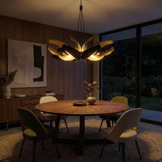 Modern Pendant Lamp – Designer Metal Acrylic Lamp with LED Light Fixture