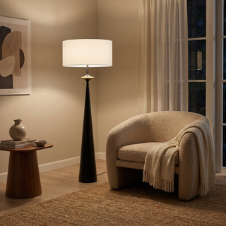 Japanese Design Floor Lamp – Modern Wabi-Sabi Home Decor With Soft LED Light