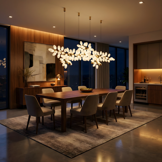 Modern LED Pendant Light – Stylish Alloy Hanging Lamp for Living Room Lighting