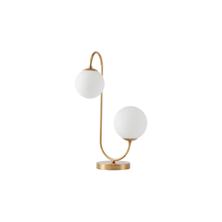 Handmade Table Lamp – Modern Decorative Lighting with Adjustable LED & Elegant Gold Finish