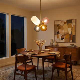 Aerial Pendant Light – Contemporary Pendant With Warm LED & Multicolor Lighting