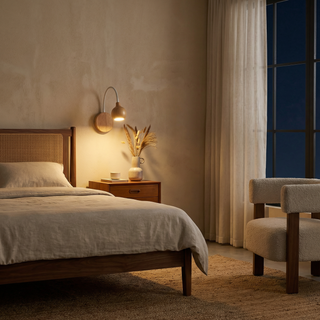Wooden Wall Light – Scandinavian Wall Sconce with Reading Light Fixture | Lumavera