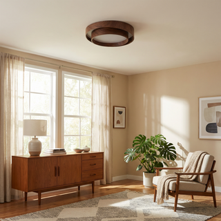 Modern LED Ceiling Light – Metal Surface Mount Fixture for Living Room Lighting