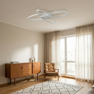 Modern Aluminum Ceiling Light – Adjustable Brightness | Living Room Lighting Fixture