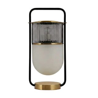 Sculptural Bedside Lamp – Contemporary Table Lamp with Adjustable LED Lighting