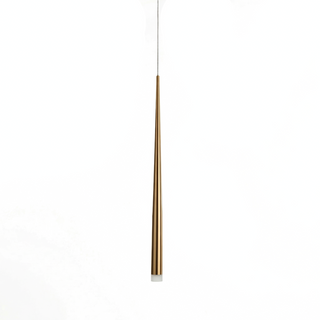 Compact LED Pendant Light – Modern Brushed Nickel Chandelier for Small Spaces