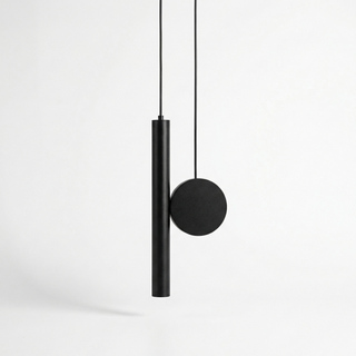 Modern Pendant Light – Elegant Pendant Fixture with Fluid Line Suspension and Opal Glass