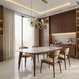 Modern Bamboo Chandelier – LED Pendant Light With Natural Material Lighting