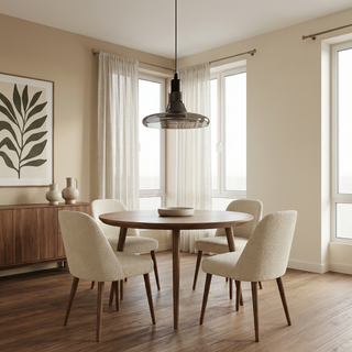 Modern Pendant Lamp – Glass & Metal LED Hanging Light | Nordic Style