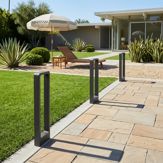 Modern Garden Lamp – Aluminum Lamp Post With LED Outdoor Lighting Fixture