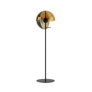 Stained Glass Floor Lamp – Post Modern Metal LED Lighting for Living Room Ambiance