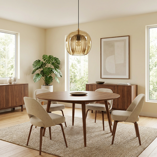 Painted Glass Pendant Light – Elegant Beehive Pendant Lamp with LED Lighting