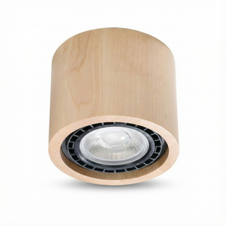Plafonnier en bois naturel – Lampe scandinave minimaliste avec éclairage d'ambiance chaleureux