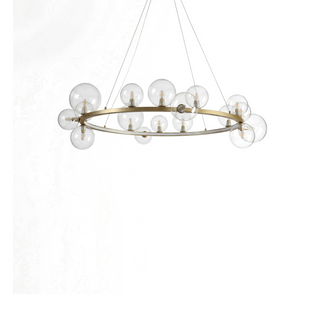 Silver Blown Glass Pendant – Modern Pendant Light with Soft Ambient Glow