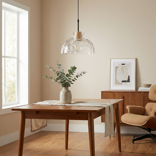 Nyra Pendant Light – Modern Pendant Light With Black Lampshade & Soft Warm Lighting