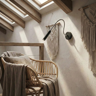 Minimalist Black Wall Light – Adjustable Modern Wall Lighting for Reading Nooks