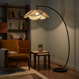 Contemporary Floor Lamp – Modern LED Lighting | Metal Black Scandinavian Design