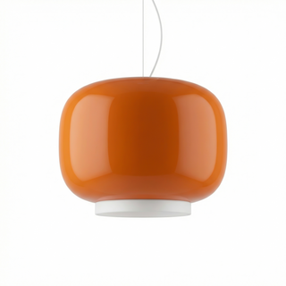 Colored Glass Pendant Light – Modern Dining Room Lighting With Warm Ambient Glow