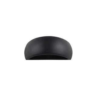 Applique murale en céramique noire – Lampe murale moderne minimaliste | Éclairage d'ambiance élégant