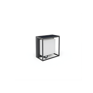 Solar Wall Light – Modern Outdoor Lighting With Acrylic Wall Lamp & Warm LED Light
