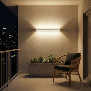 Indoor Outdoor Wall Light – Modern Aluminium Wall Lamp with Warm LED Lighting