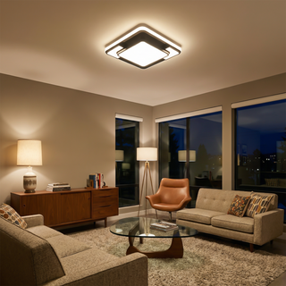Ceiling Light – Modern LED Ceiling Fixture with Remote Control | Soft Warm Lighting