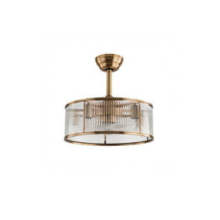 Industrial Ceiling Light – Gold Brass Kitchen Fixture | Vintage Warm Lighting