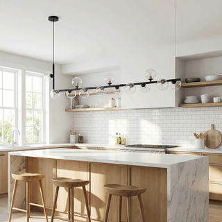 Modern Pendant Lamp – Multi Globe Nordic Ceiling Light With Gold Finish