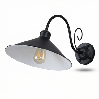Vintage Metal Wall Light – Retro Outdoor Light With Iron Wall Sconce Finish