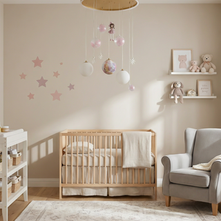 Children's Pendant Light – Dimmable LED Starry Night Lamp with Remote Control