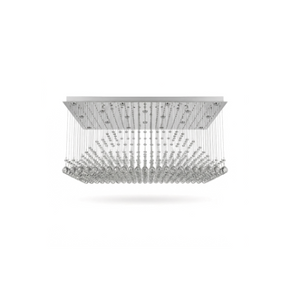 Luxury Crystal Ceiling Light – Modern Hanging Crystal Chandelier for Large Living Room