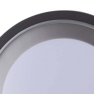 Black LED Wall Light – Minimalist Circular Ceiling Light Fixture | Warm Ambient Lighting