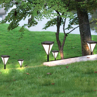Black Metal Outdoor Lamp – Durable LED Garden Light | Weather Resistant Fixture