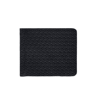 men's leather wallet haven designer slim wallet money clip card slots front view