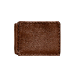 slim leather purse clip haven compact card holder comfortable grip sleek design front view