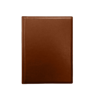 leather document folder handmade genuine leather organizer a4 papers front view