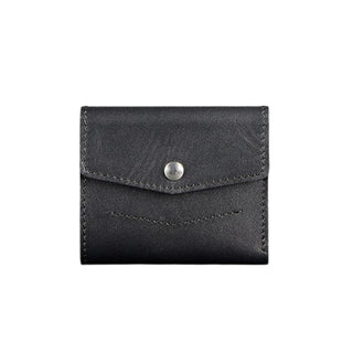 designer leather wallet haven compact slim card holder premium craftsmanship front view