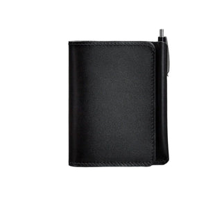 leather purse wallet haven handmade durable billfold multiple card slots front view