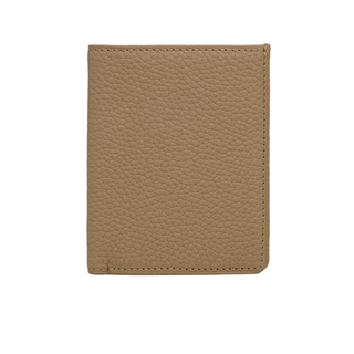 minimalist leather wallet haven slim card case pebble calf skin red design set view
