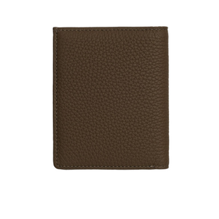 slim leather wallet haven minimalist card case front pocket wallet men's pebble calfskin product view