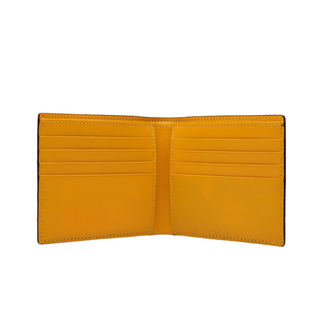 lizard pattern wallet haven italian leather slim card case 8 card slots side view