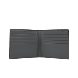 italian leather card case haven luxury men's slim wallet lizard pattern multiple slots side view