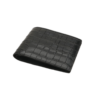 crocodile leather wallet haven premium men's rfid blocking billfold italian craftsmanship set view