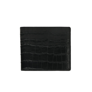 italian leather wallet haven men's crocodile pattern rfid blocking premium billfold set view