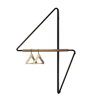 corner modern wall towel rack bathroom organizer space saving front view