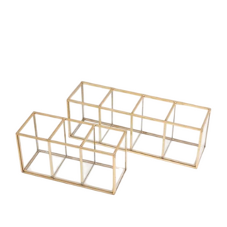 elegant cosmetic box stylish makeup storage multifunctional organizer case side view
