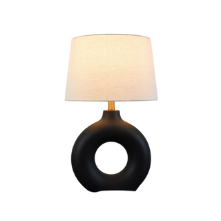 Shadow sphere table lamp — modern unique silhouette mood lighting