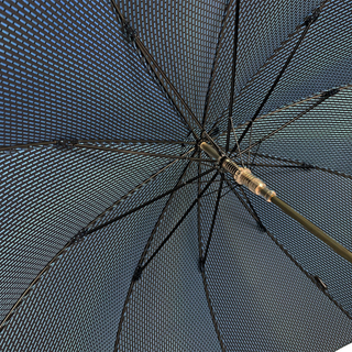 Luxury jacquard 24K gold snake handle Italian men's carbon fiber umbrella detail
