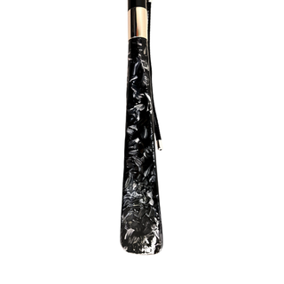 silver skull Swarovski crystal gift box handmade Italian luxury shoehorn detail